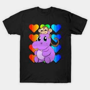 monkey hippo T-Shirt